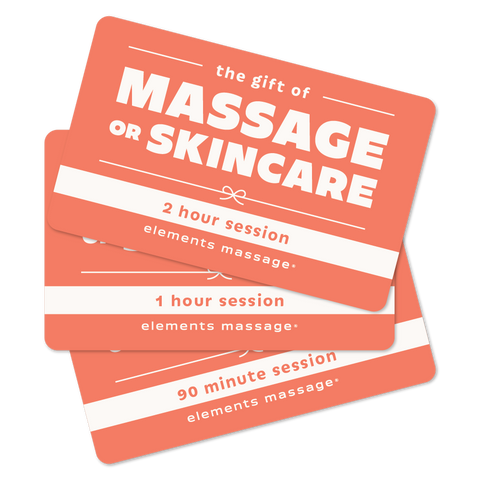 Massage or Skincare Gift Cards